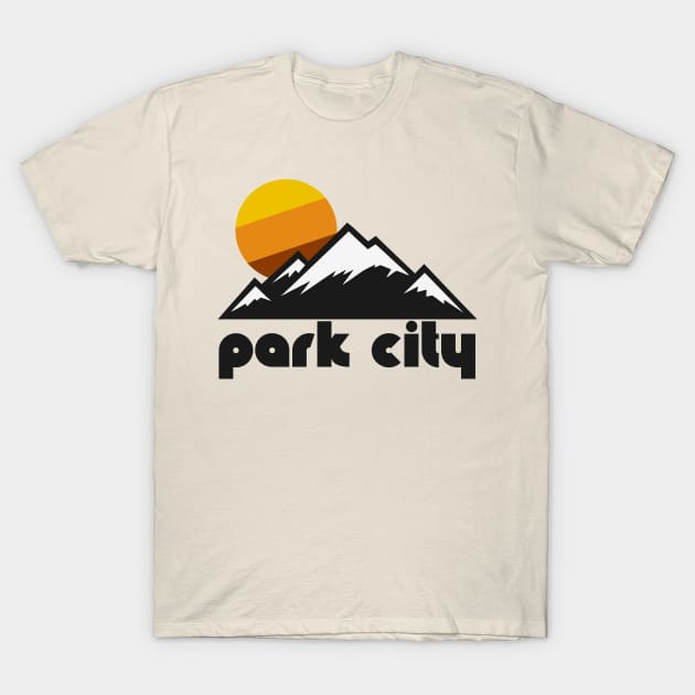 Retro Park City ))(( Tourist Souvenir Travel Design T-Shirt by darklordpug